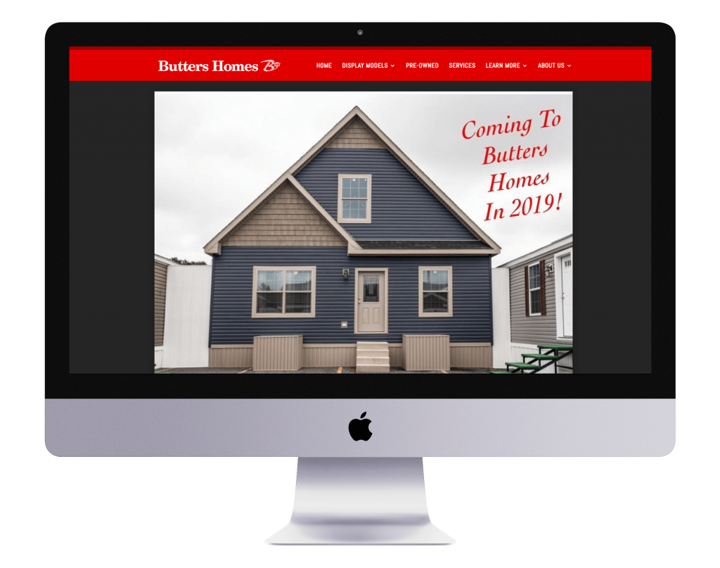 Butters Homes Inc. Website