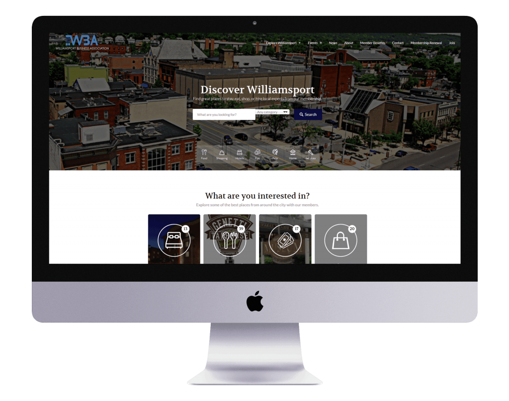 Williamsport Business Association Website