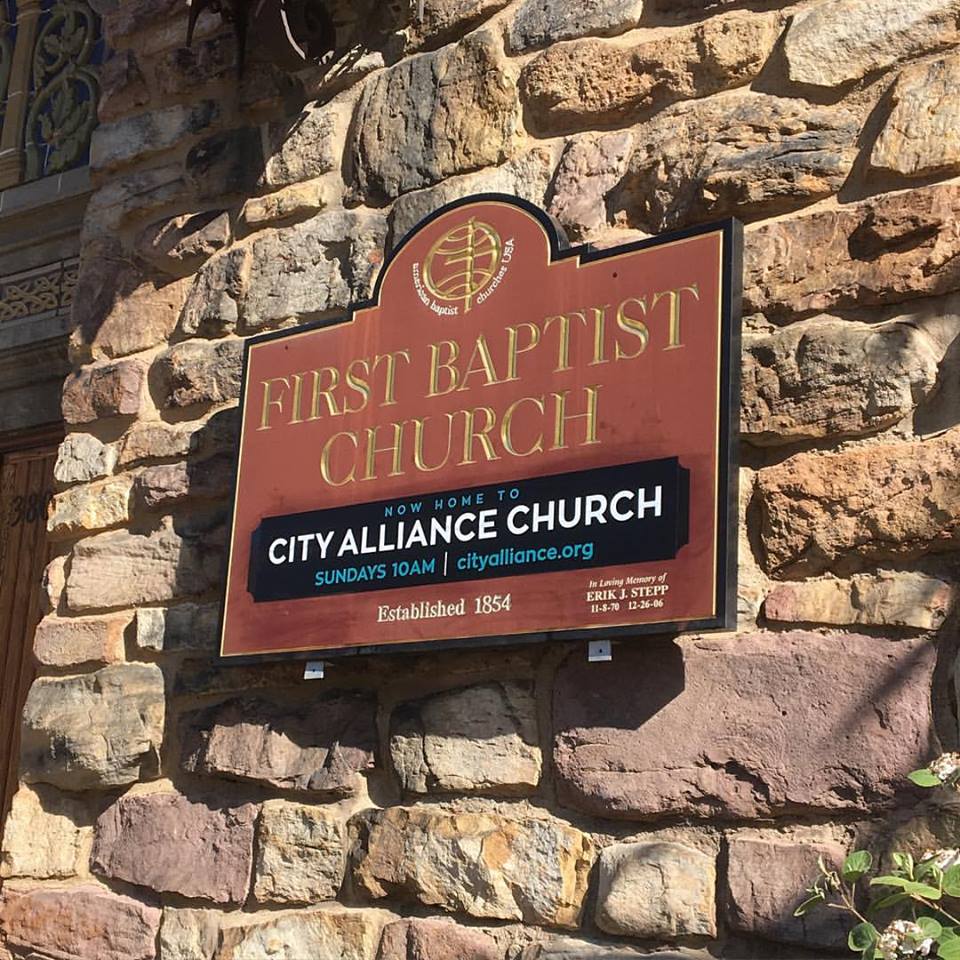 First Baptist Church Signage
