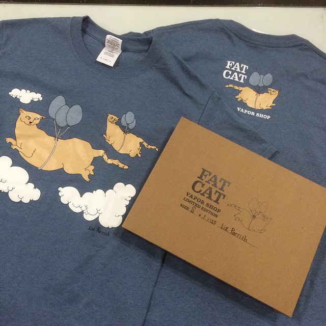 Fat Cat Vapor Shop T-Shirts