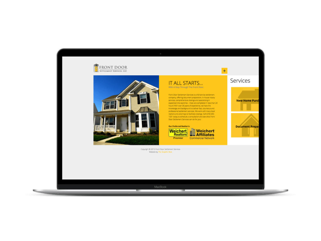 Front Door Settlement Services Website
