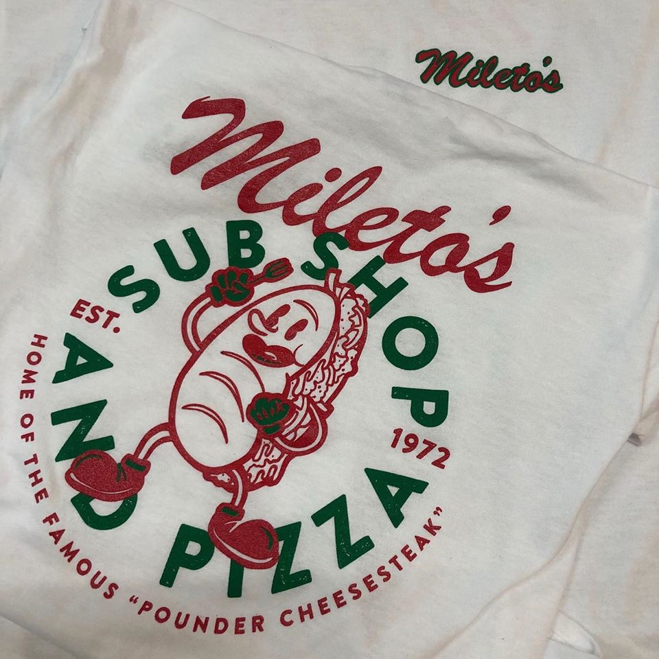 Mileto's Sub Shop shirts
